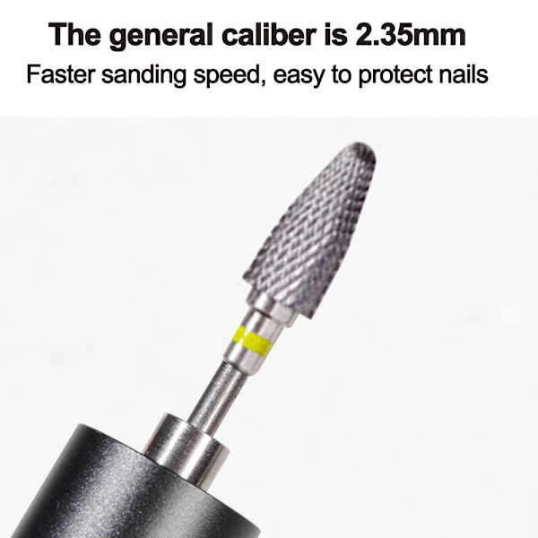 Tornado Nail Carbide Bit, Toveis Rotasjon
