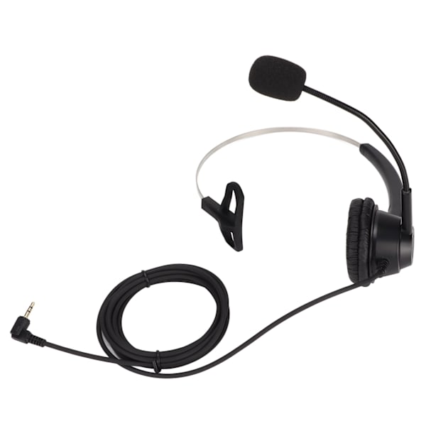 H360‑2.5 Business Headset 2.5mm Datamaskin Hodetelefoner med HD Mikrofon for Call Center Kundeservice Kontor