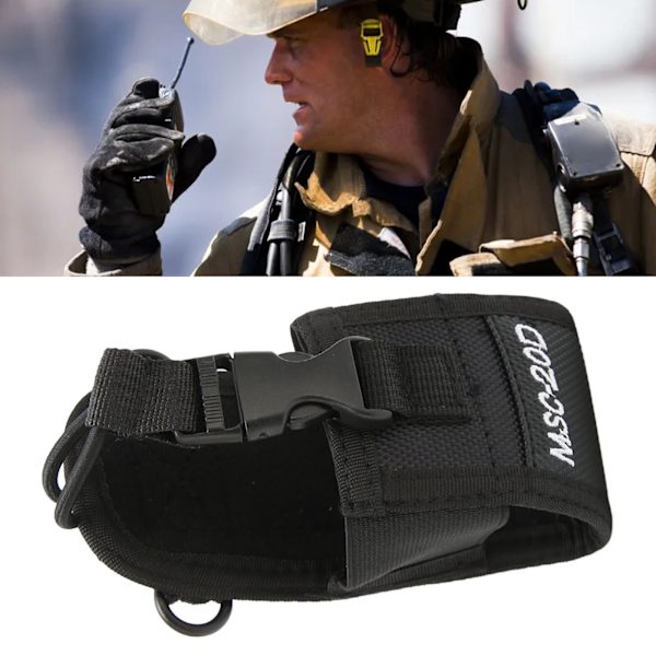 Walkie Talkie-hållare Lätt Bärbar Universal Nylon Radiofodral för 2-vägsradio MSC 20D