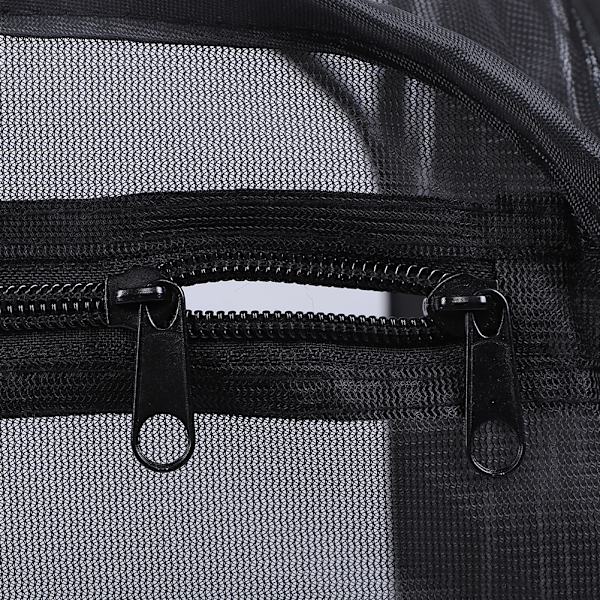 Svart hopfällbar ventilerad insektsljusöverföringsnätburhus