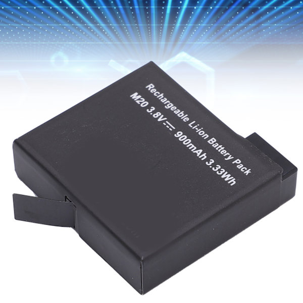 Alkuperäinen SJCAM M20 ladattava Liion-akku 3.8V 900mAh toimintakameran akku