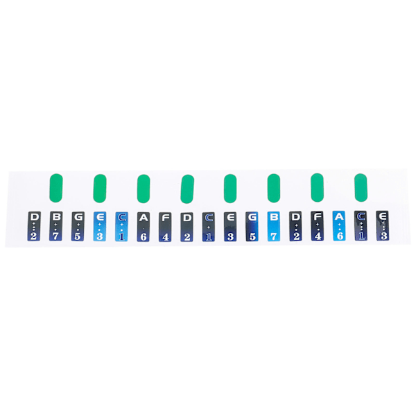 17-tangenters Kalimba Transparent Akryl 17 Toner Finger Tumme Piano Musikinstrument