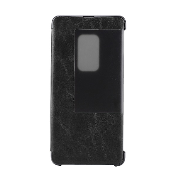 Til HUAWEI Mate 20 Mobiltelefon Etui Intelligent Sleep Beskyttende Cover(Sort)
