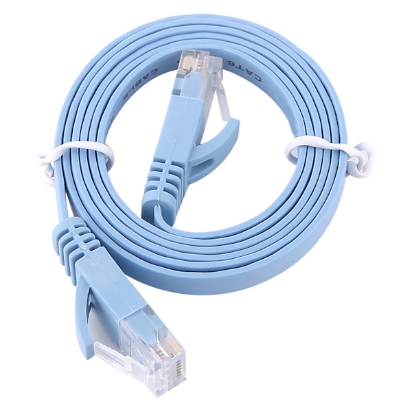 RJ45 CAT6 Ethernet-nätverkskabel UTP Patch Router-kablar 1000M Blå 1 meter