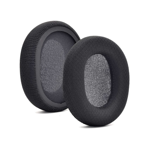 Extra Bekväma Ersättningsöronkuddar För Steelseries Arctis 3 5 7 Pro, Mjukt Andningsbart Tyg, Ljudisolering, Högdensitetsskum (2 Stycken)