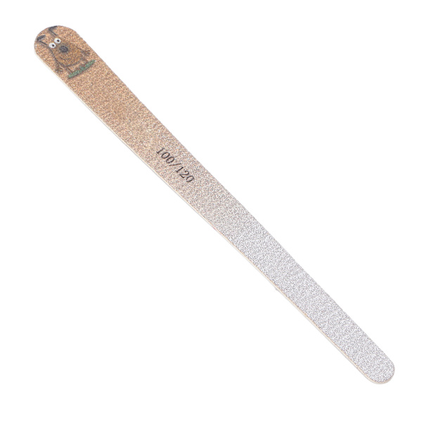 20 stk. Professionelle neglefile 100 / 120 Grit dobbeltsidede vaskbare manicureværktøjer til hjemme- og salonsbrug Gule
