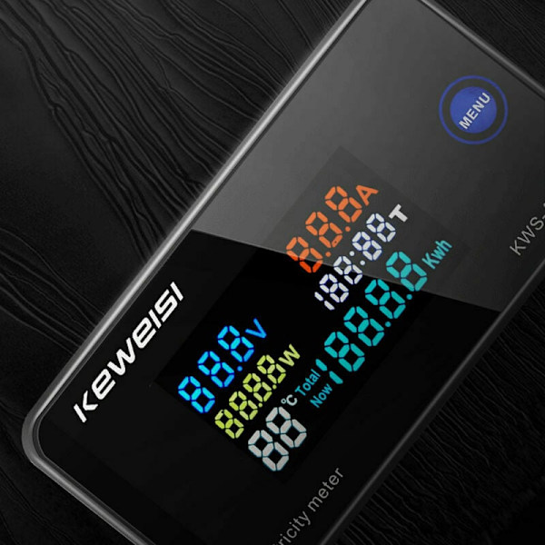 Digital multimeter, effektförbrukningsdata i realtid och optimering av energieffektivitet, omfattande övervakning med AC-spänningsströmmätare