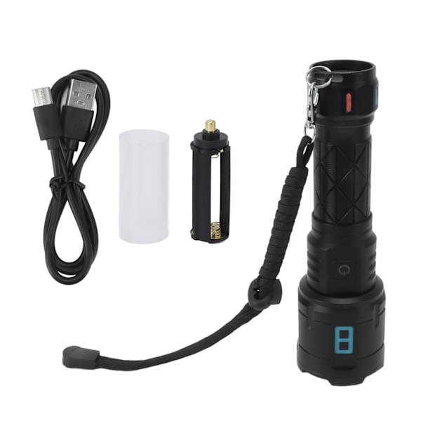 Genopladelige LED-lommelygter 10000LM 5 tilstande Super Bright Waterp