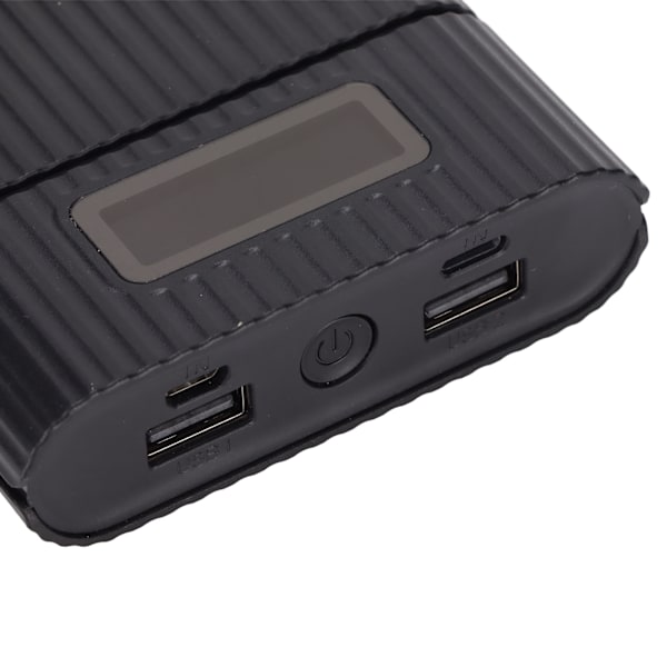 M09 4x18650 DIY Powerbank med mikroingång LED-display svetsfri batteriförvaringslåda