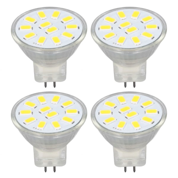 4 st/set MR11 LED-spotlight med dubbelnålbas 360° Hea