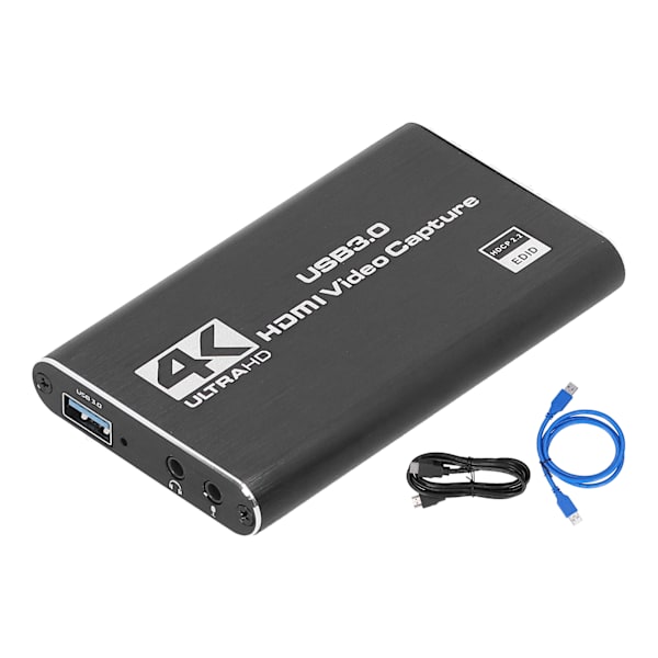 USB3.0 HDMI 4K 60Hz ilmainen ohjain tallennuskortille, teräväpiirtovideo LoopMetalilla