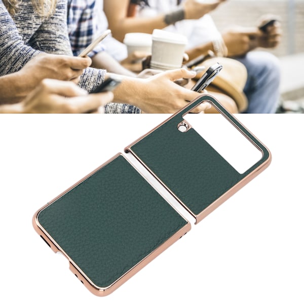 Puhelimen kotelo Luxury Nano Plating iskunkestävä naarmuuntumaton suojakotelo Samsung Galaxy Z Flip4 -vihreä