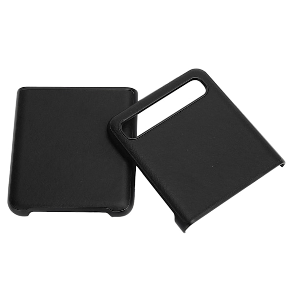 Foldbar skærmtelefon støvtæt cover telefonbeskyttende etui til Samsung Galaxy Z Flip(Noir )