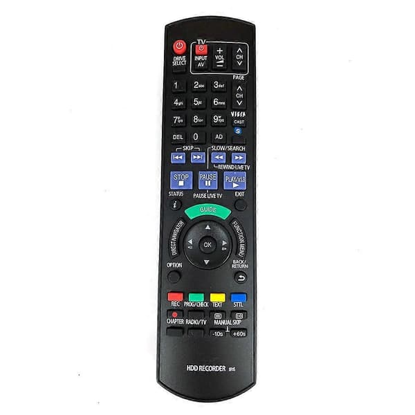Fjärrkontroll kompatibel med Panasonic HDD DVD-inspelare