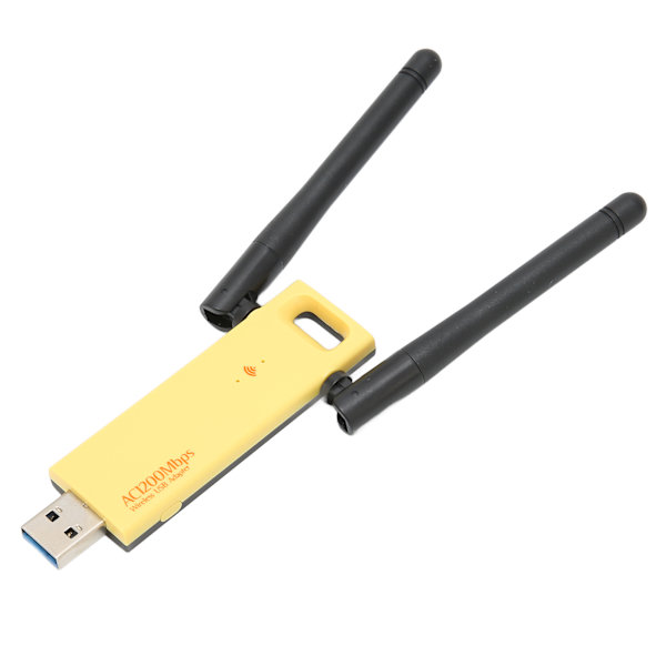Trådløs USB WiFi-adapter 2.4G+5G AC1200M USB3.0 Dual Band Trådløs WiFi-nettverkskort med antenne