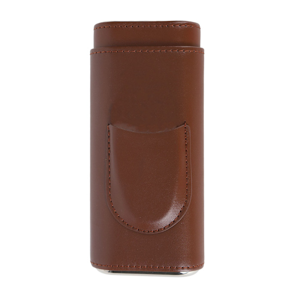 3 Fingers Cigarrfodral Mode Elegant Konstläder Lätt Bärbar Cigarr Humidorlåda för Resor Dagligen
