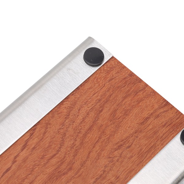 Multifunktionell Tamperhållare, Espresso Tamperställ för 51, 54, 58mm Espresso Tillbehör, Förstärkt Massiv Träbottenplatta, Kompakt Tampermatta
