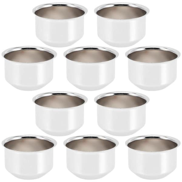 Lamphållare Kopp E27 Lampfot Taklampor Silver 4.6x3.1cm 10st