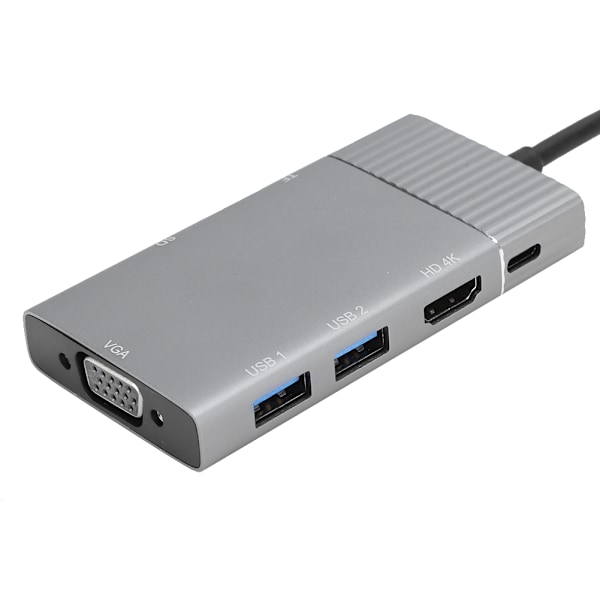 USB&#8209;C Hub Dockningsstation Bärbara Laptop Tillbehör 7&#8209;i&#8209;1 Multifunktionell 140MM&#8209;Linje