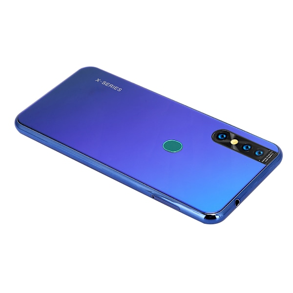 X29 6,3 tum HD-skärm 4+64G 4800mAh Dubbla SIM Dubbel Standby Graduerad Blå Smartphone 100-240VUS