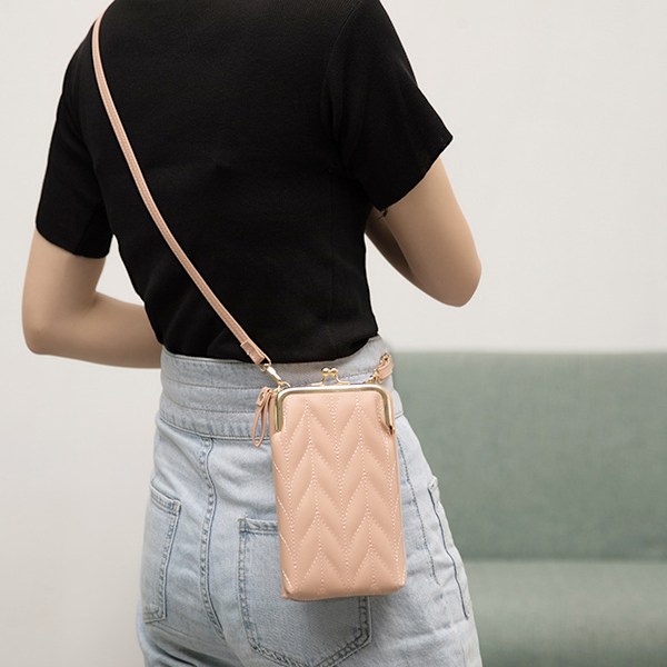 Crossbody-väskor för kvinnor, fashion mobiltelefon axelväskor, korthållare plånboksväska