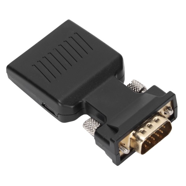 HD Multimedia Interface-hona till VGA-hane-adapter 1080P HD-konverteradapter för PC-bärbar dator