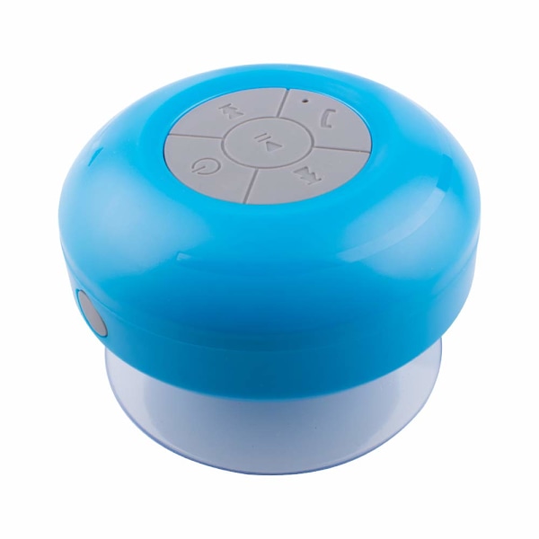 Ergonomisk Design HD Bluetooth-högtalare, Dedikerad Sugkopp och Kontrollknappar för Enkel Hantering, Inbyggd Mikrofon för Tydliga Samtal, Vatten