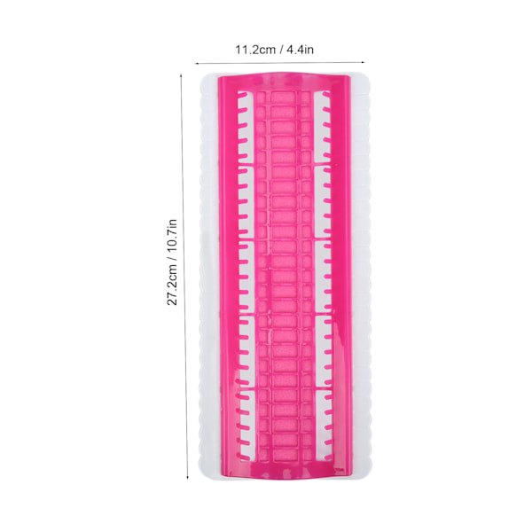 50 Posisjoner Floss Organizer Forhindre Knuter Bærbar Floss Organizer Korssting med 4 Utskiftbare Papir for Klassifisering Rose Red