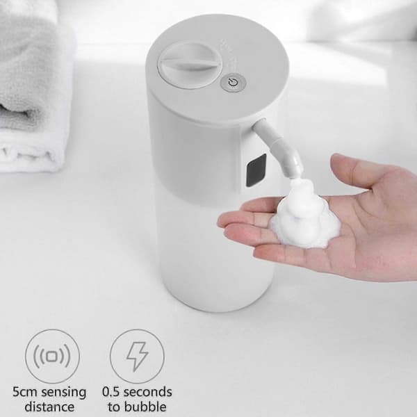 Automatisk sensor hånddesinfeksjon såpedispenser