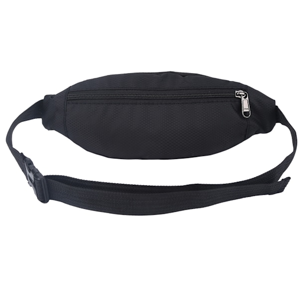 Män Kvinnor Utomhus Sport Löpning Cykling Gym Midjeväska Nylon Pack Svart