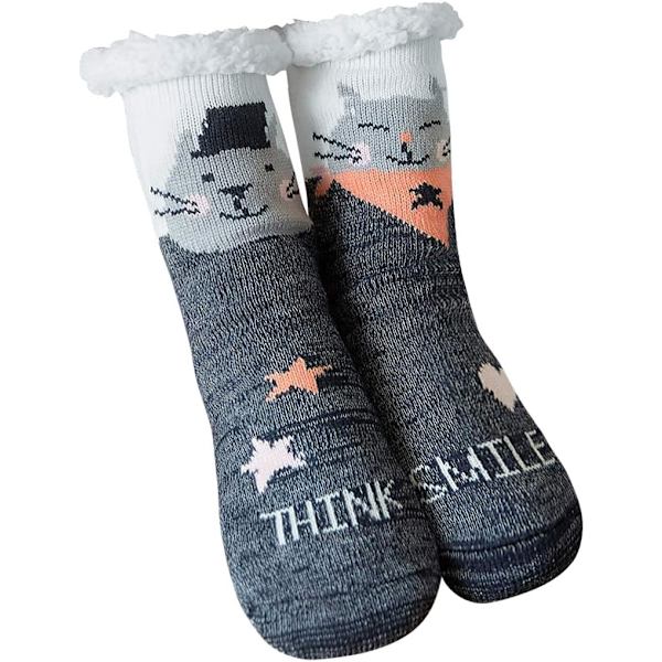 Chaussette de Noel, Chaussettes Hiver Femme, Antidérapantes Gr