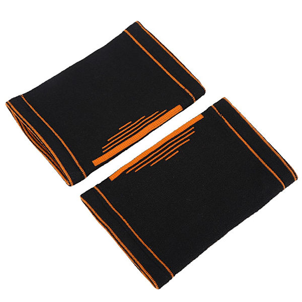 1 par svarta unisex sport nylon handledsstöd skyddande handledsskydd
