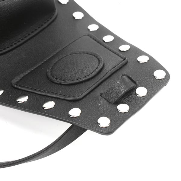 Motorcykel Bränsletankväska Gas Tank Pad Cover Svart Konstläder Passar för XLX1000 XL1200X XLH883
