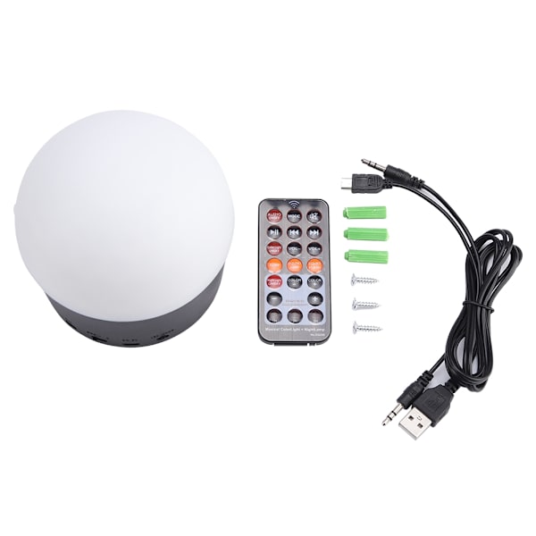 9 farger 5V lys KTV danseparty disco RGB LED scenelys så