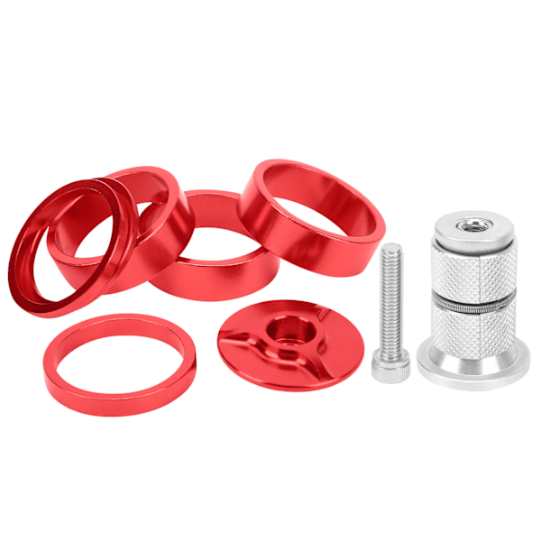 Lättviktig Design Headset Spacer, Utmärkt Prestanda För Din Mountainbike, Enkel Installation Gör Uppgraderingar Enkla