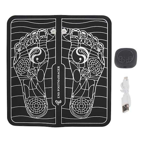 Sähköinen jalkamassager-matto USB LCD EMS jalkamassager-tyyny jalkastimulaattori