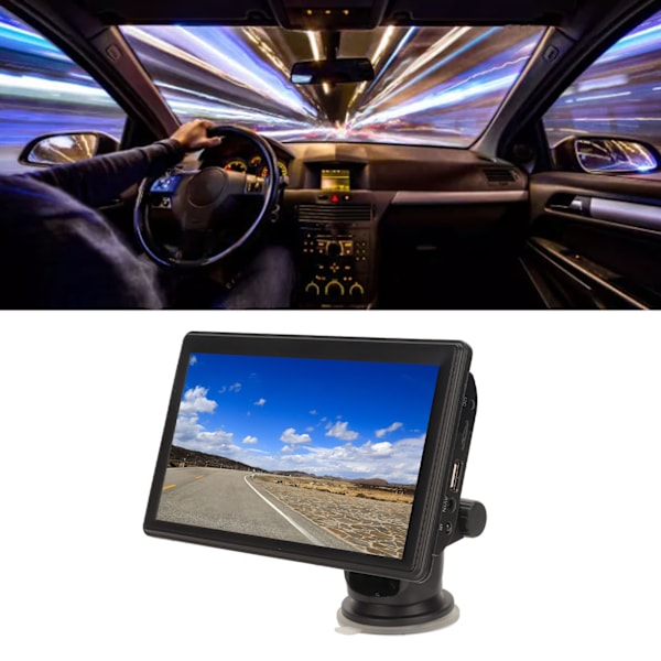 Bil MP5-spelare 7in pekskärm Bluetooth-bilstereo med 12 LED-backupkamera för Android
