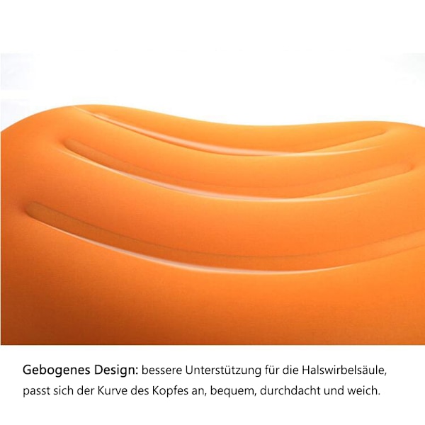 Kompakt Lättvikts Tålig Elastisk Tpu Uppblåsbar Campingkudde, Ryggsäcksrese Ergonomisk Design För Utomhusäventyr, Vattenavvisande,