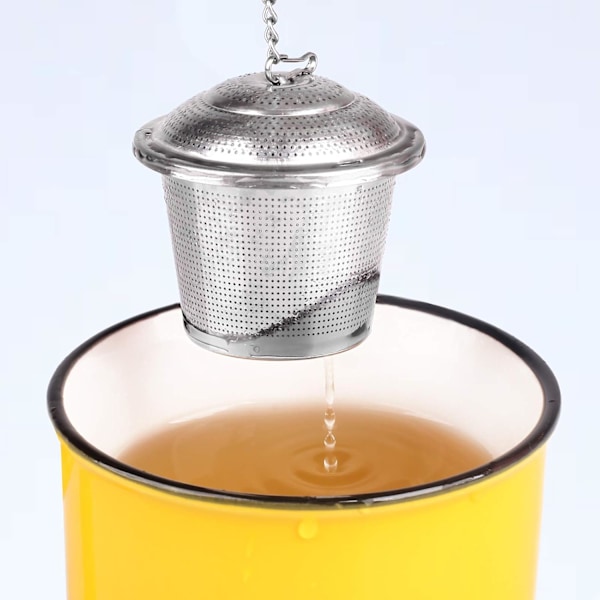 Te-infusionsset för löste, Avancerad Ultra-Mesh-teknologi med förlängd kedjekrok, Återanvändbar & mångsidig för olika bryggmetoder