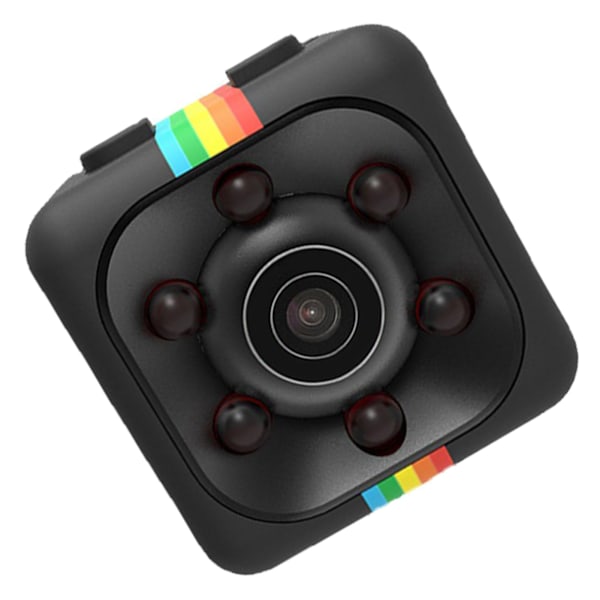Mini Actionkamera 1080P Nattvision Loopinspelning Bärbar DV Sportkamera för Utomhusbruk