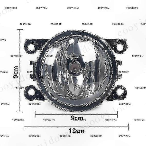 GETIT (1 sett) Halogen tåkelykt kompatibel med SUV-kjøretøy 2013-2015 Erstatning for frontlys