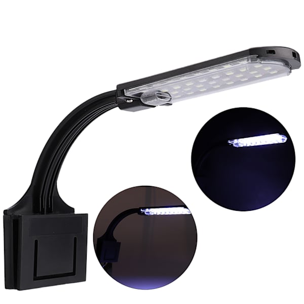 Akvarie LED-lys til vandplanter, lampe med klips