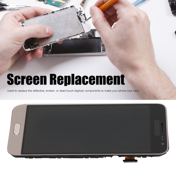 Näytön vaihto LCD-näyttö Kosketusnäytön digitointiyksikkö Samsung Galaxy J320Goldille