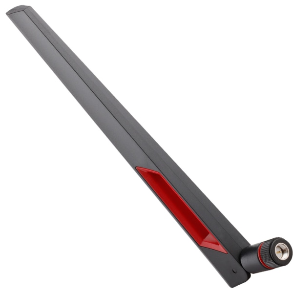 SMA-uros Y210 2.4G 5.8G kaksoiskaistainen suurivahvistinen WiFi 12DBI-antenni langattomille reitittimille, musta