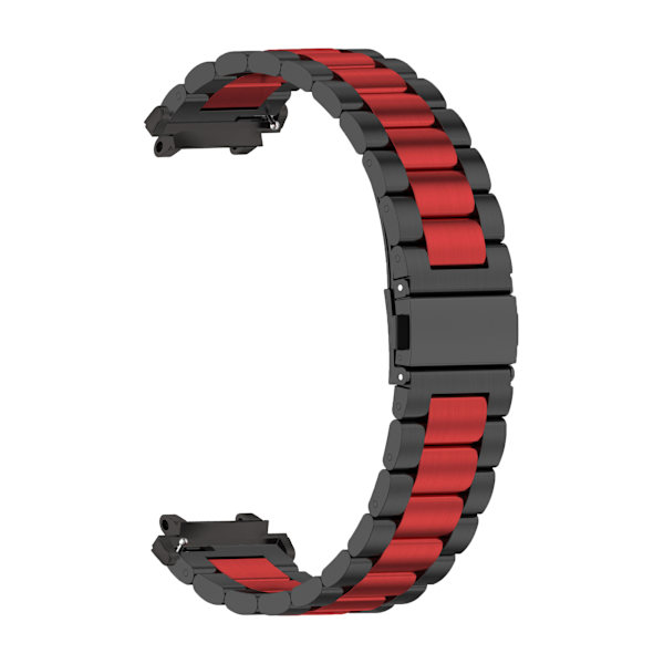 Solid rustfritt stålrem kompatibel med Amazfit T-Rex2 erstatningsremmer Metall klokkebånd