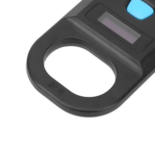 Uppladdningsbar handhållen RFID-läsare 134,2 kHz 125 kHz EMId FDX B ISO11784/85 Djurskanner (Svart)