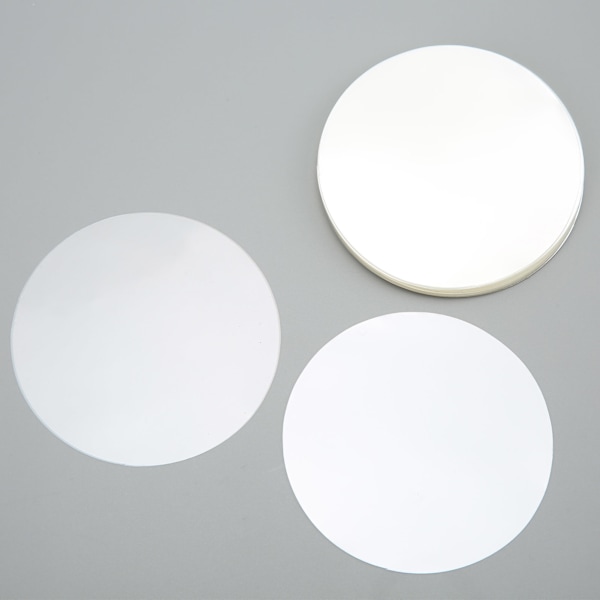 100 stk. badgefilm i PVC-materiale, mønsterbeskyttelse, bred anvendelse, transparent badgebeskyttelsesfilm 58MM