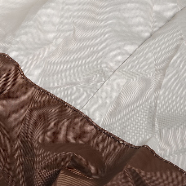 Slitstarkt Möbelöverdrag i Polyester, Vattentät Förvaringsväska för Uteplatsaccessoarer, Stor Förvaringsväska för Utomhuskuddar, Extra Stor Rektangulär Design, UV