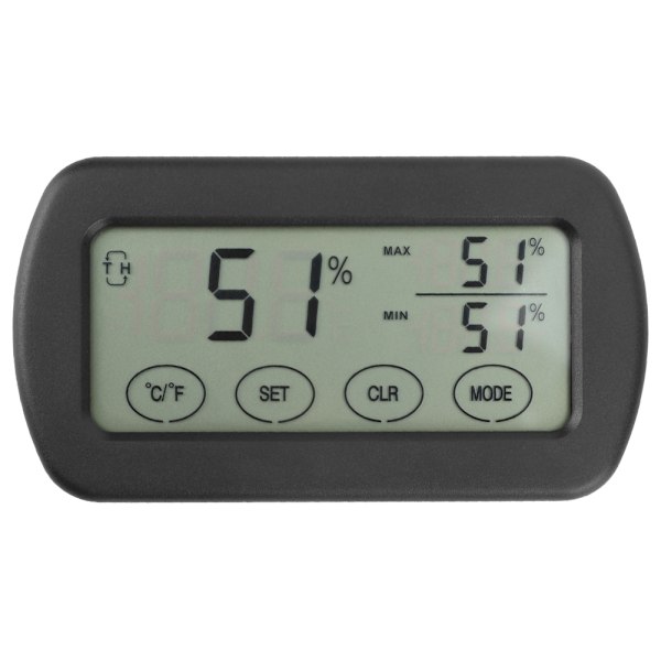 Max/Min-termometer med minnesfunktion för kylskåp, vattentät digital termometer av hög kvalitet med stor LCD-display, hållbar för lång tid