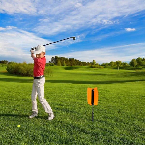 GETIT Golf Swing Trainer Swing Exerciser Training Swing Fan Swing Practice Golf Fan Trainer Swing Grip Swing Practice Grip White